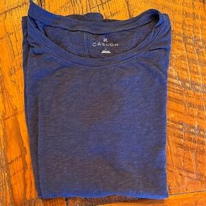 Caslon Navy Tee
